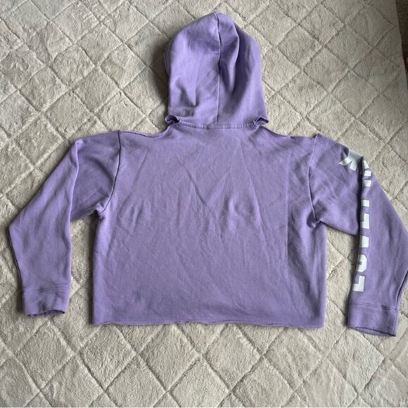 Victoria's Secret PINK | Lavender Cold Shoulder Hoodie | Size Large - Picture 8 of 15